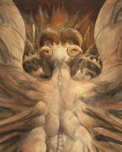 WILLIAM BLAKE - THE GREAT RED DRAGON... - Symbios Design Rare Glossy Poster Print