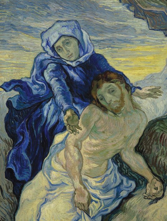 VINCENT VAN GOGH - PIETA - Symbios Design Rare Glossy Poster Print