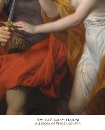 POMPEO GIROLAMO BATONI - Symbios Design Rare Glossy Poster Print