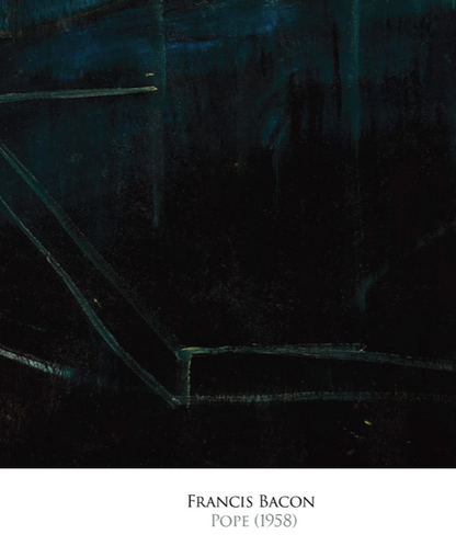FRANCIS BACON - POPE (1958) - Symbios Design Rare Glossy Poster Print