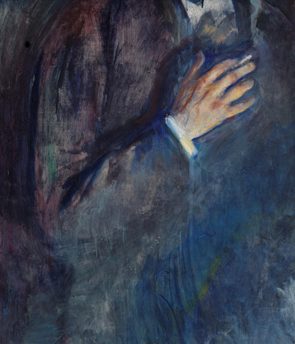 EDVARD MUNCH - SELF PORTRAIT - Symbios Design Rare Glossy Poster Print
