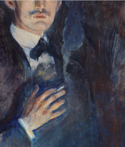 EDVARD MUNCH - SELF PORTRAIT - Symbios Design Rare Glossy Poster Print