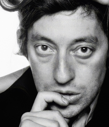 GAINSBOURG & BIRKIN - Symbios Design Rare Glossy Poster Print