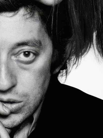GAINSBOURG & BIRKIN - Symbios Design Rare Glossy Poster Print