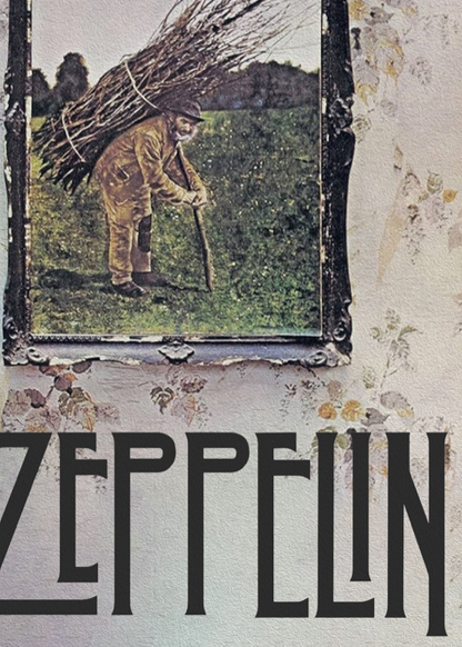 LED ZEPPELIN - Symbios Design Rare Glossy Poster Print