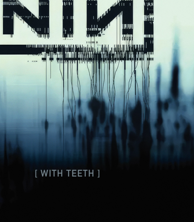 NINE INCH NAILS - WITH TEETH - Symbios Design Rare Glossy Poster Print