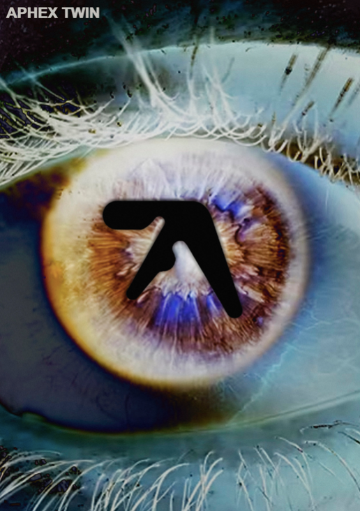 APHEX TWIN - ALL SEEING EYE - Symbios Design Rare Glossy Poster Print