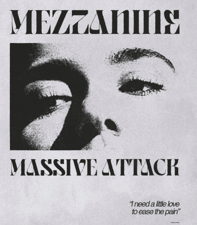 MASSIVE ATTACK - Symbios Design Rare Glossy Poster Print