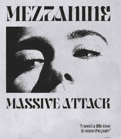 MASSIVE ATTACK - Symbios Design Rare Glossy Poster Print
