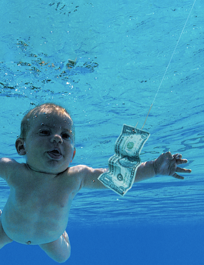 NIRVANA - NEVERMIND - Symbios Design Rare Glossy Poster Print