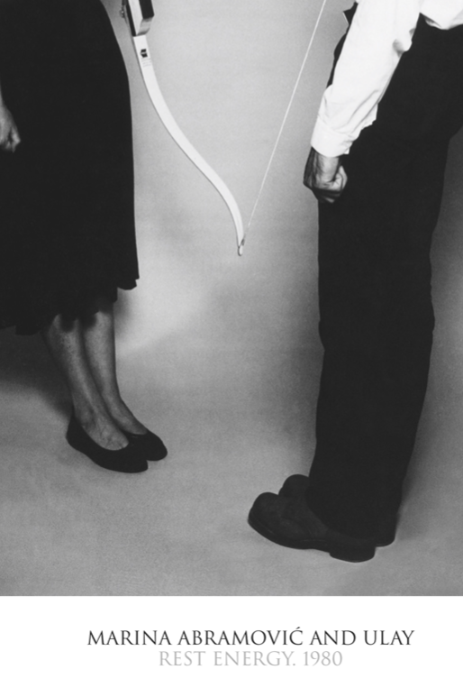 MARINA ABRAMOVIC & ULAY - REST ENERGY - Symbios Design Rare Glossy Poster Print