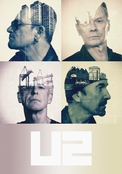 U2 - Symbios Design Rare Glossy Poster Print