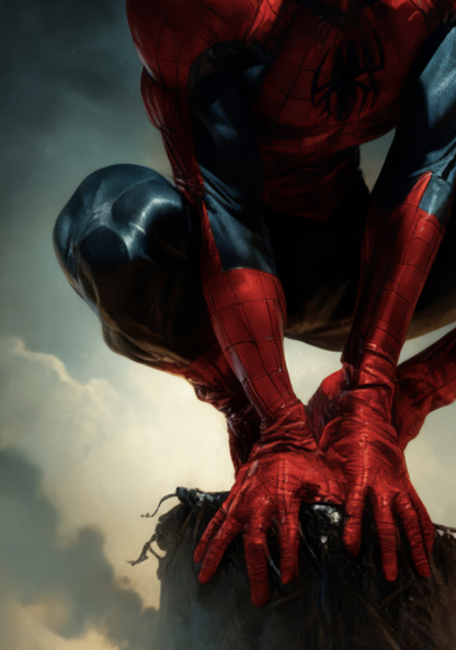 SPIDERMAN - Symbios Design Rare Glossy Poster Print