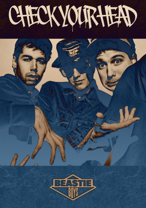BEASTIE BOYS - CHECK YOUR HEAD - Symbios Design Rare Glossy Poster Print