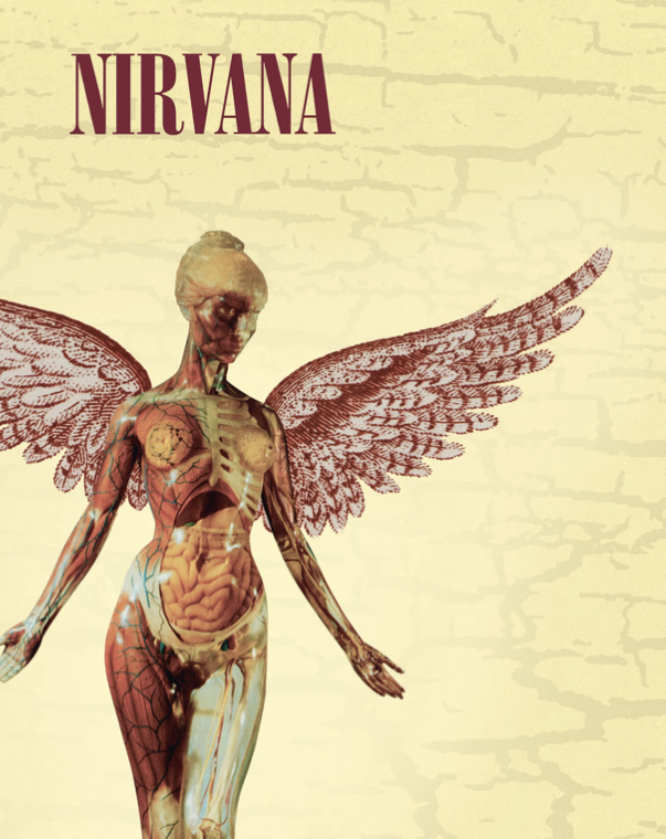 NIRVANA - IN UTERO - Symbios Design Rare Glossy Poster Print