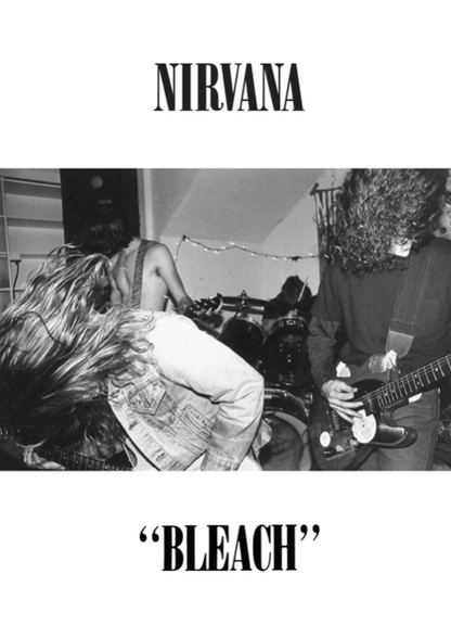 NIRVANA - BLEACH - Symbios Design Rare Glossy Poster Print