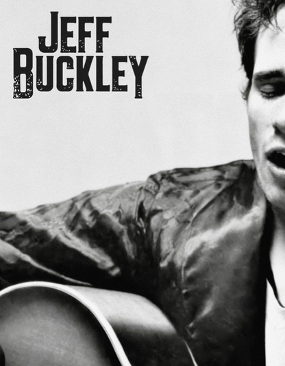JEFF BUCKLEY - ACOUSTIC PORTRAIT - Symbios Design Rare Glossy Poster Print