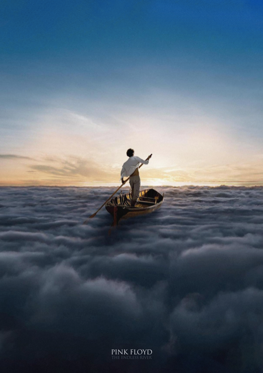 PINK FLOYD - THE ENDLESS RIVER - Symbios Design Rare Glossy Poster Print