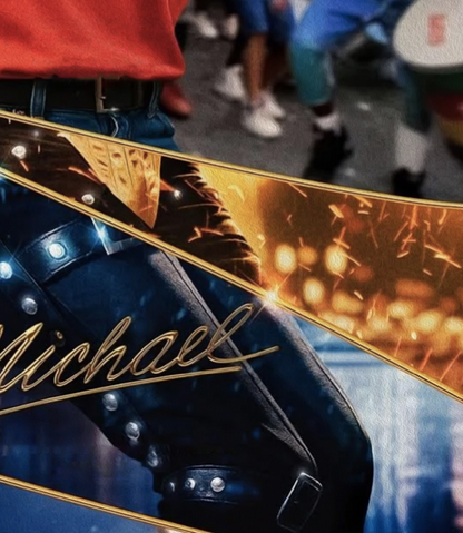 MICHAEL JACKSON - Symbios Design Rare Glossy Poster Print