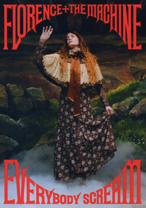 FLORENCE + THE MACHINE - EVERYBODY SCREAM - Symbios Design Rare Glossy Poster Print
