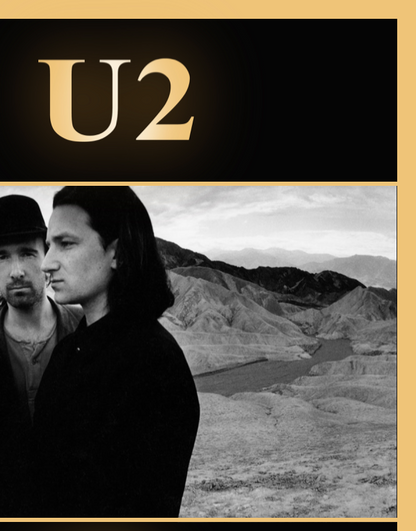 U2 JOSHUA TREE  - Symbios Design Rare Glossy Poster Print