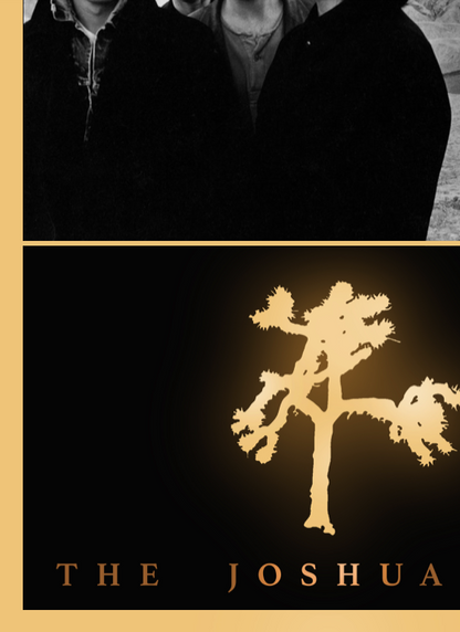 U2 JOSHUA TREE  - Symbios Design Rare Glossy Poster Print