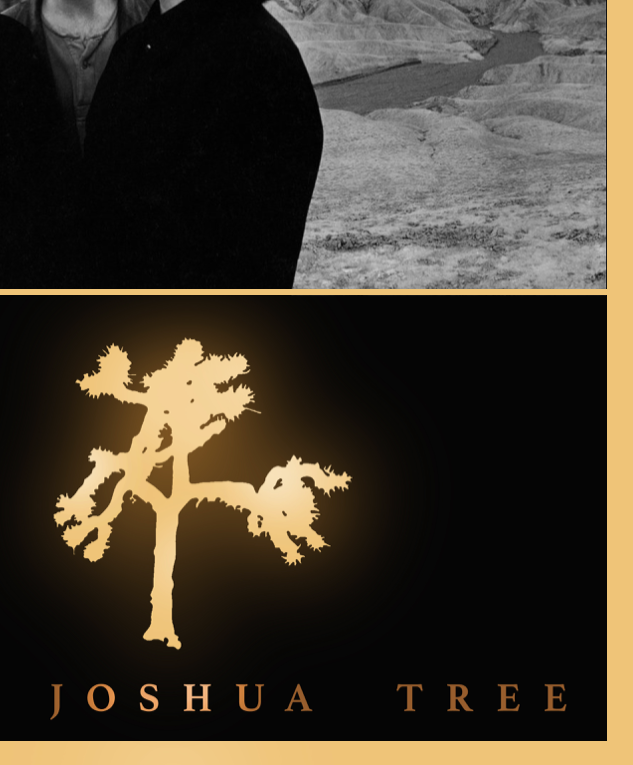 U2 JOSHUA TREE  - Symbios Design Rare Glossy Poster Print
