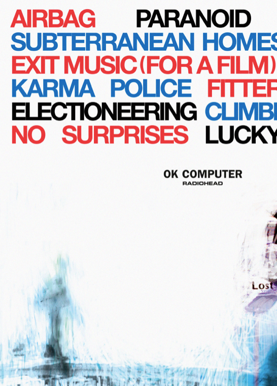 RADIOHEAD - OK COMPUTER - Symbios Design Rare Glossy Poster Print