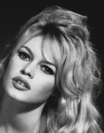 BRIGITTE BARDOT - TOWEL PORTRAIT - Symbios Design Rare Glossy Poster Print