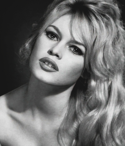 BRIGITTE BARDOT - TOWEL PORTRAIT - Symbios Design Rare Glossy Poster Print