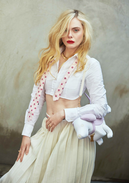ELLE FANNING - Symbios Design Rare Glossy Poster Print