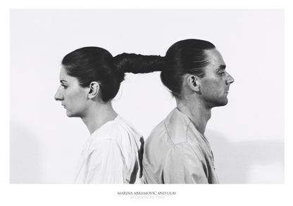 ABRAMOVIC & ULAY - RELATION IN TIME - Symbios Design Rare Glossy Poster Print