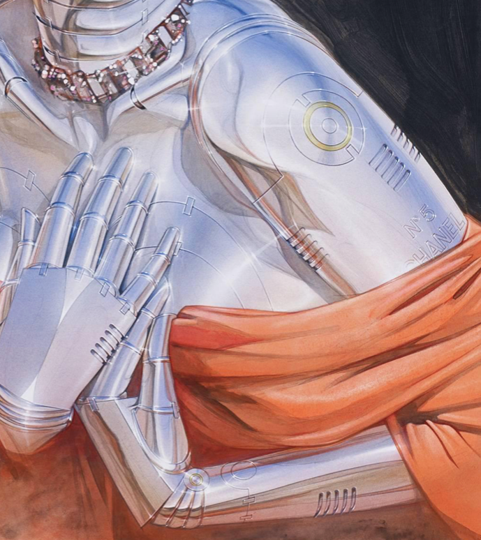 SORAYAMA - CHANEL 5 - Symbios Design Rare Glossy Poster Print