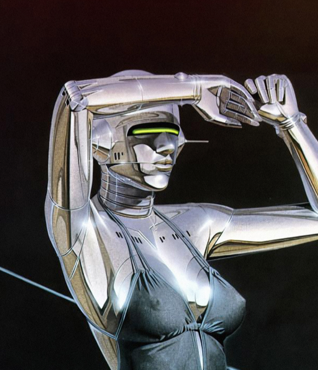 SORAYAMA - GYNOID - Symbios Design Rare Glossy Poster Print