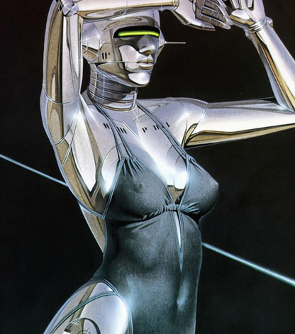 SORAYAMA - GYNOID - Symbios Design Rare Glossy Poster Print