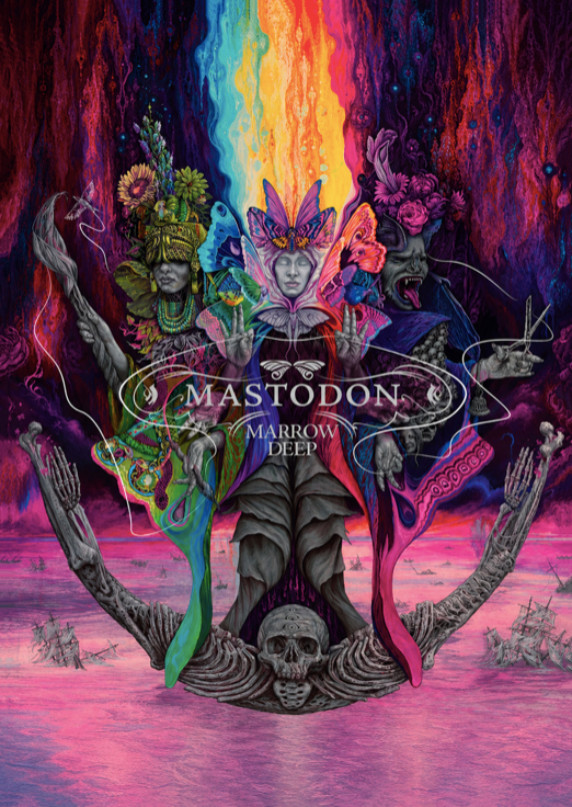 MASTODON - MARROW DEEP - Symbios Design Rare Glossy Poster Print
