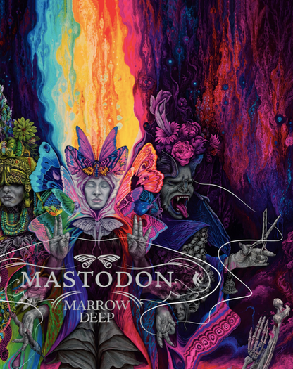 MASTODON - MARROW DEEP - Symbios Design Rare Glossy Poster Print