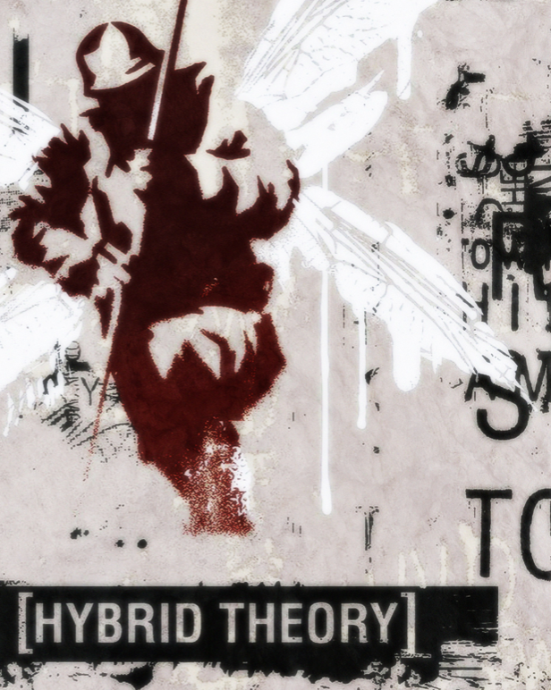 LINKIN PARK - HYBRID THEORY - Symbios Design Rare Glossy Poster Print