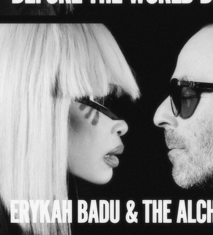 ERYKAH BADU & THE ALCHEMIST - Symbios Design Rare Glossy Poster Print