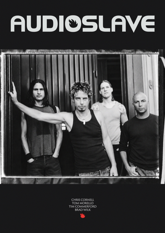 AUDIOSLAVE - BAND PORTRAIT - Symbios Design Rare Glossy Poster Print