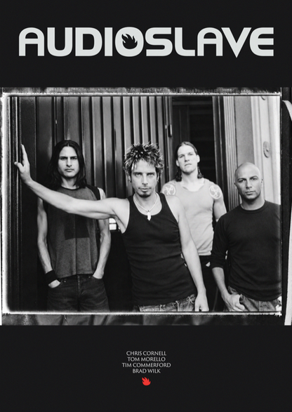 AUDIOSLAVE - BAND PORTRAIT - Symbios Design Rare Glossy Poster Print