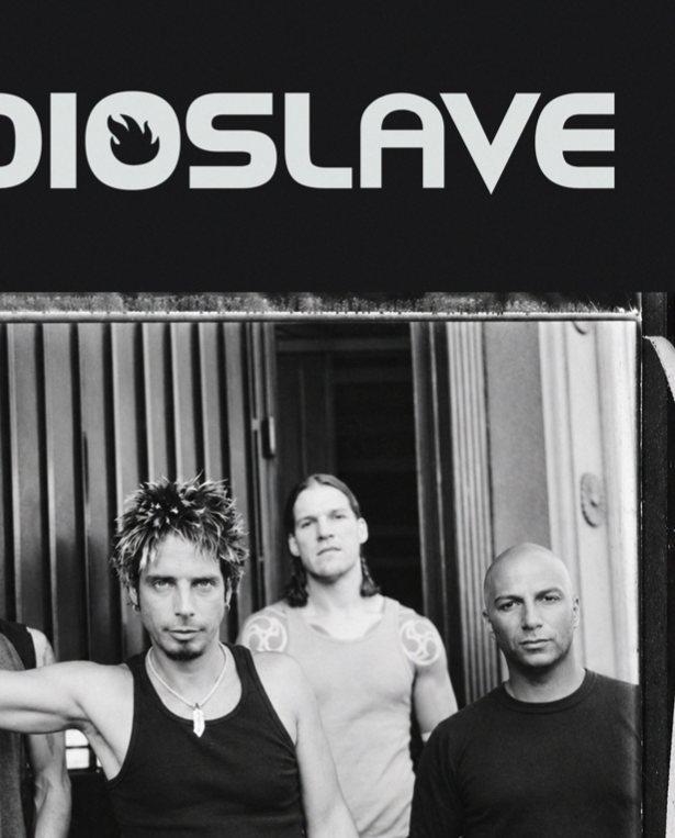 AUDIOSLAVE - BAND PORTRAIT - Symbios Design Rare Glossy Poster Print