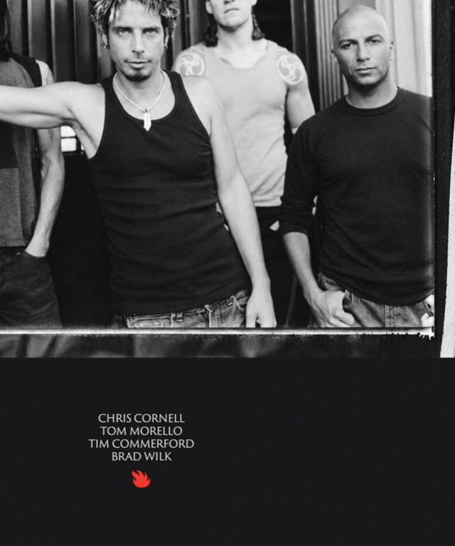 AUDIOSLAVE - BAND PORTRAIT - Symbios Design Rare Glossy Poster Print