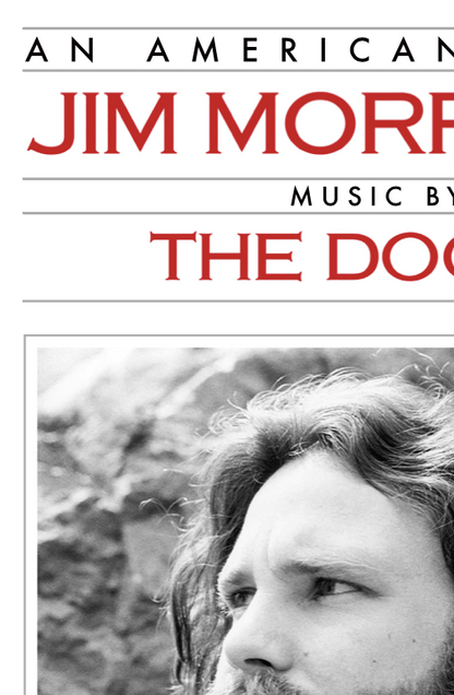 JIM MORRISON - THE DOORS - AN AMERICAN PRAYER - Symbios Design Rare Glossy Poster Print