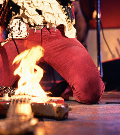 JIMI HENDRIX - BURNIN' DESIRE - Symbios Design Rare Glossy Poster Print