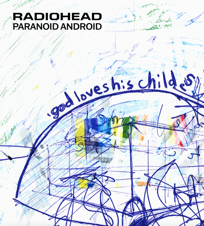RADIOHEAD - OK COMPUTER - PARANOID ANDROID - Symbios Design Rare Glossy Poster Print