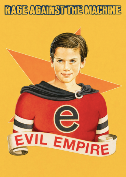 RAGE AGAINST THE MACHINE - EVIL EMPIRE - Symbios Design Rare Glossy Poster Print