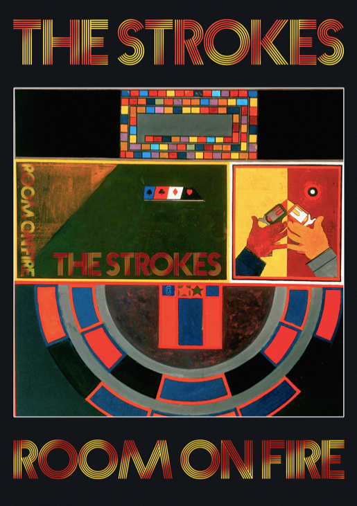 THE STROKES - ROOM ON FIRE - Symbios Design Rare Glossy Poster Print