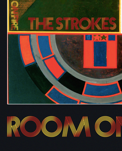 THE STROKES - ROOM ON FIRE - Symbios Design Rare Glossy Poster Print