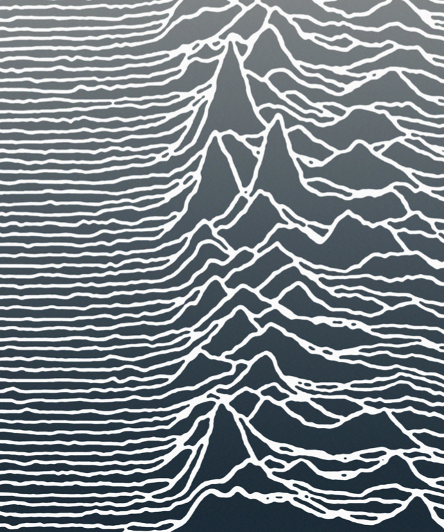JOY DIVISION - UNKNOWN PLEASURES - Symbios Design Rare Glossy Poster Print